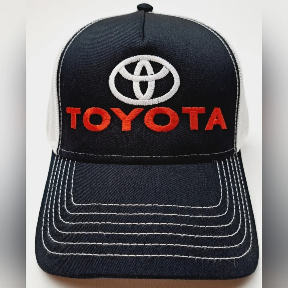 Toyota Racing TRD GRMN PRO TEQ Retro Vintage Style Embroidered Trucker Hat Cap